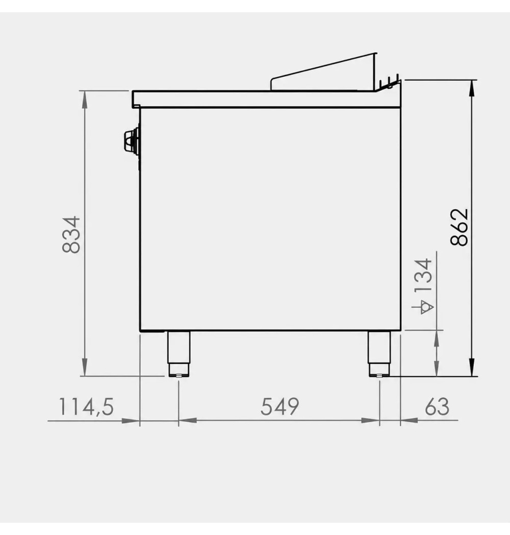 Fry top eléctrico FTE7508E HR Fainca | Serie 750