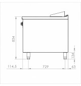 Fry top eléctrico FTE9004E HR Fainca | Serie 900