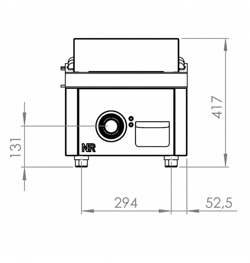 Fry top eléctrico FTE9004S HR Fainca | Serie 900