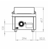 Fry top eléctrico FTE9004S HR Fainca | Serie 900