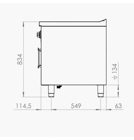Baño María eléctrico BME7504E HR Fainca | Serie 750