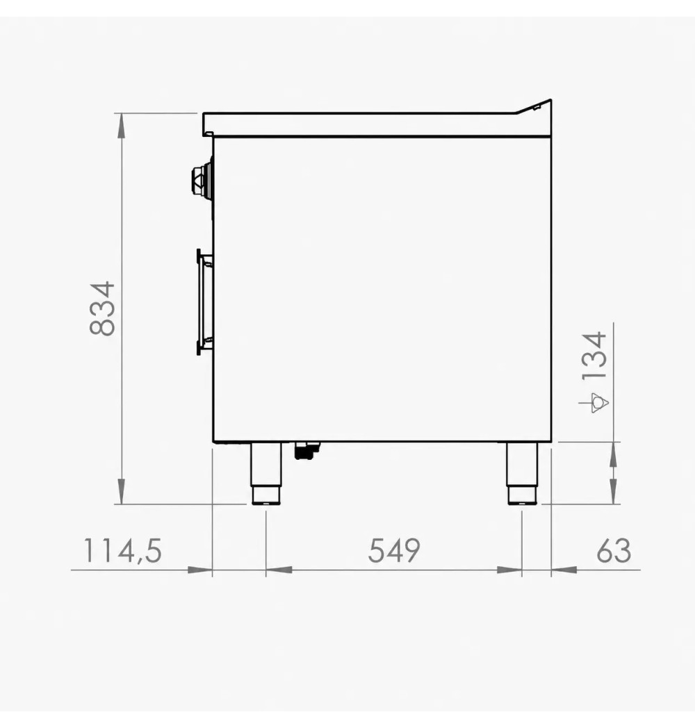 Baño María eléctrico BME7504E HR Fainca | Serie 750