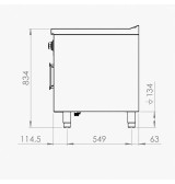 Baño María eléctrico BME7504E HR Fainca | Serie 750