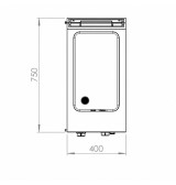 Baño María a gas BMG7504E HR Fainca | Serie 750