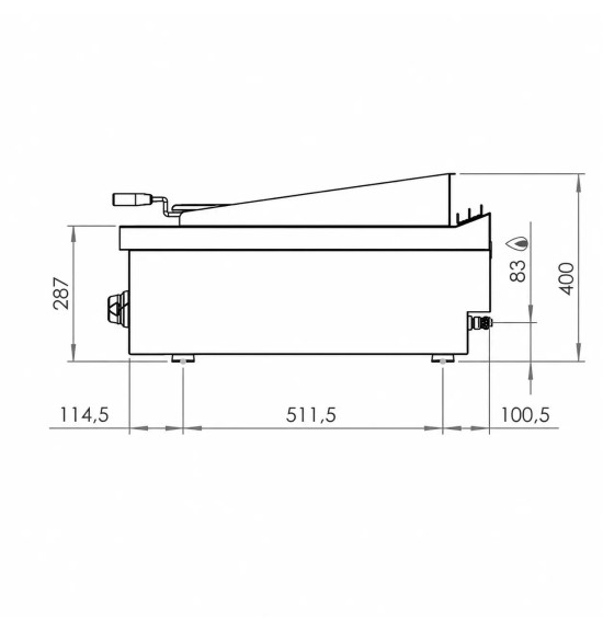 Barbacoa a gas B7506S HR Fainca | Serie 750