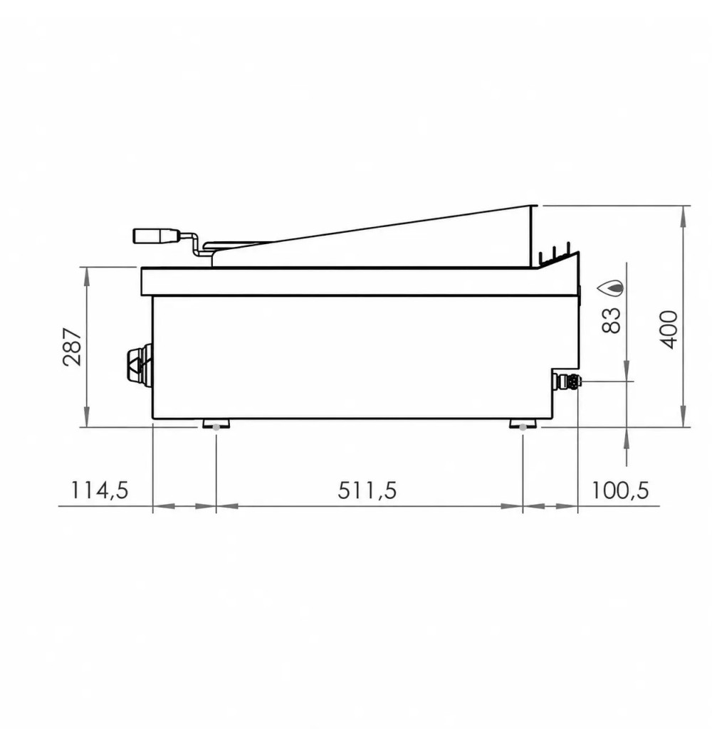 Barbacoa a gas B7506S HR Fainca | Serie 750