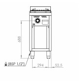 Barbacoa a gas B7504E HR Fainca | Serie 750