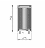Barbacoa a gas B7504E HR Fainca | Serie 750