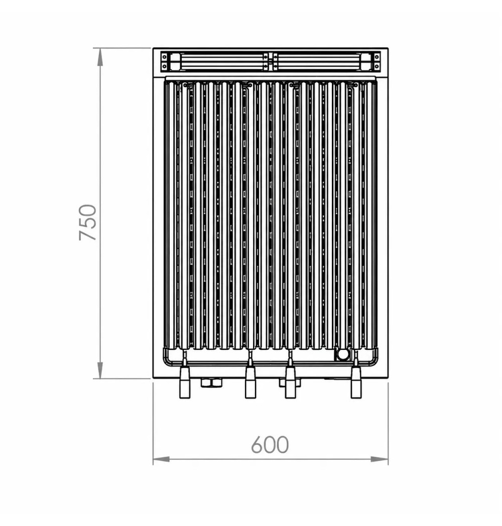 Barbacoa a gas B7506E HR Fainca | Serie 750