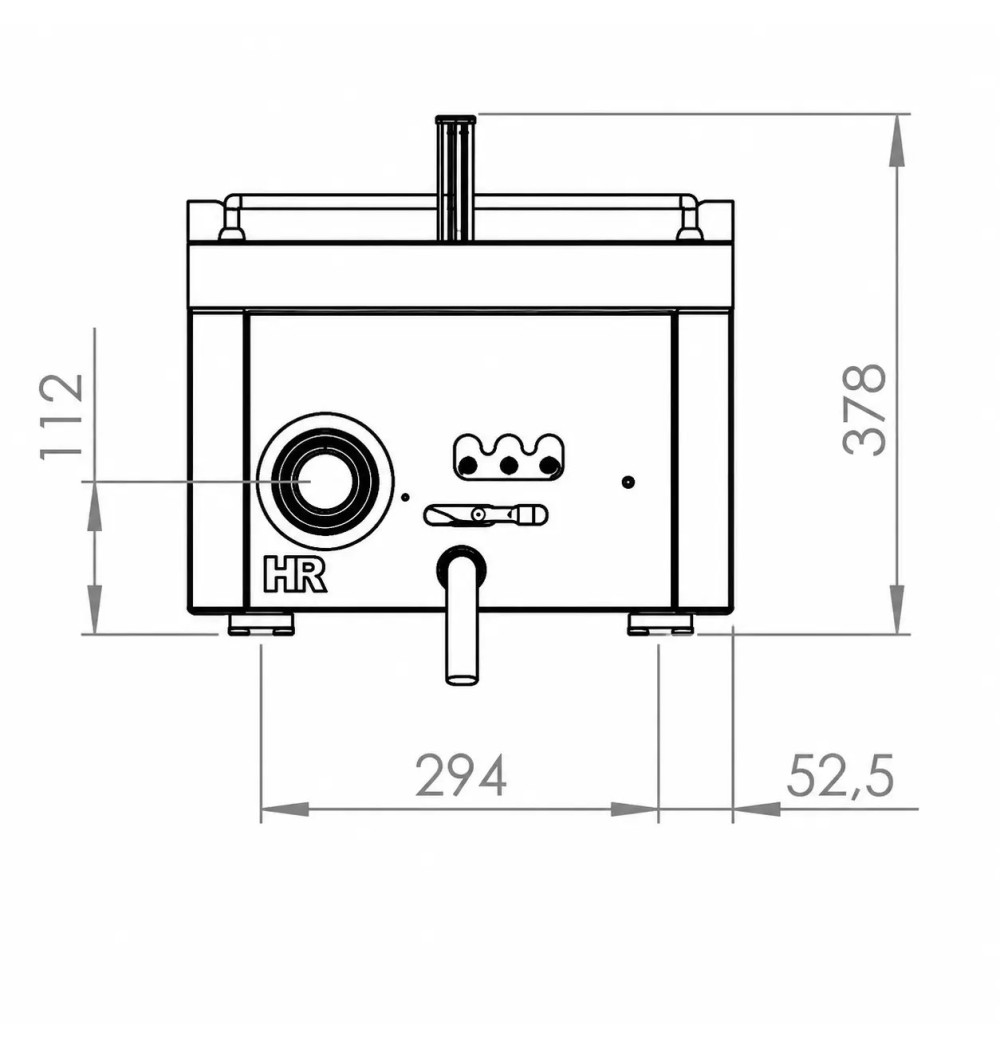 Freidora eléctrica HR Fainca FD15L8M750S | Serie 750