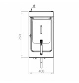 Freidora eléctrica HR Fainca FD15L8M750S | Serie 750