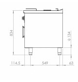 Freidora eléctrica HR Fainca FD15L8M750E | Serie 750