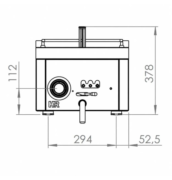 Freidora eléctrica sobremesa HR Fainca FD15L6M750S| Serie 750