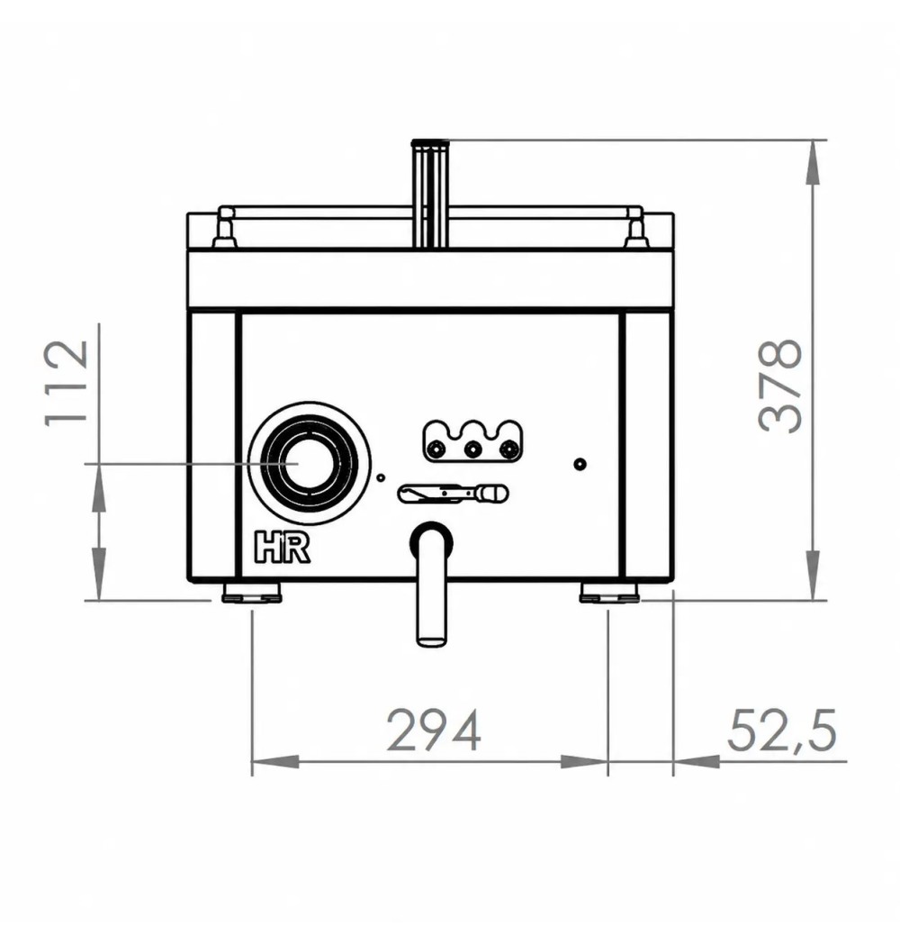 Freidora eléctrica sobremesa HR Fainca FD15L6M750S| Serie 750