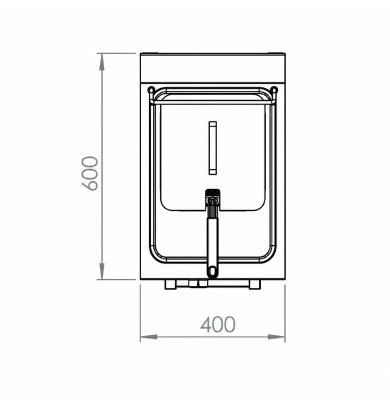 Freidora eléctrica estante HR Fainca FD15L6M750E| Serie 750