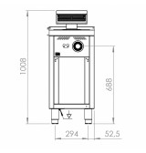 Mantenedor de fritos estante 400 HR Fainca MF7504E| Serie 750