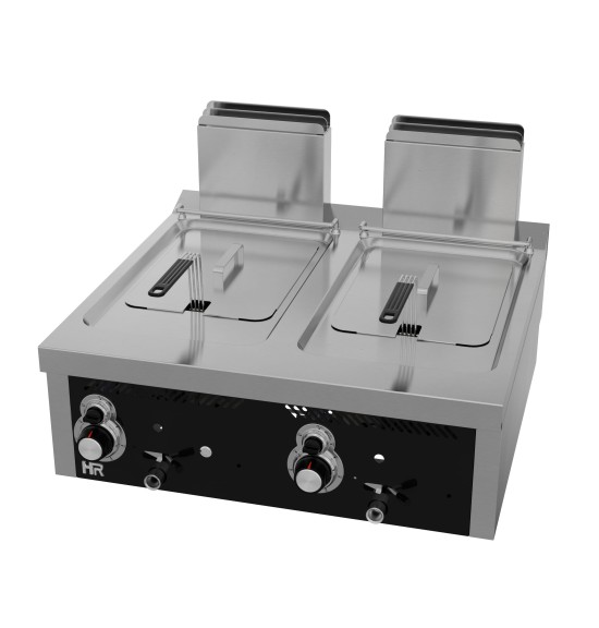 Freidora de gas 12L doble sobremesa HR Fainca FDG12L12L750S| Serie 750