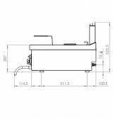 Freidora de gas 12L doble sobremesa HR Fainca FDG12L12L750S| Serie 750