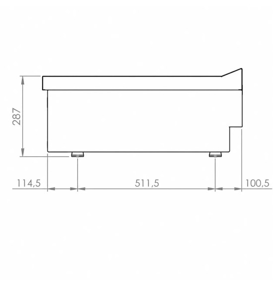 Mueble neutro 400 sobremesa HR Fainca CN7504S | Serie 750