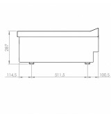 Mueble neutro 400 sobremesa HR Fainca CN7504S | Serie 750
