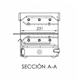 Tostador simple cuarzo HR Fainca T03CON - Gastromáquinas