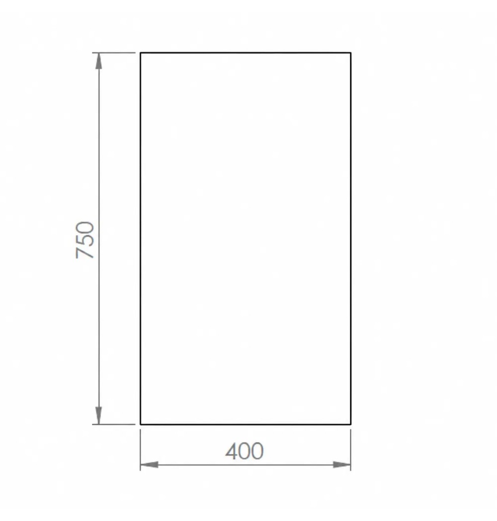 Mueble neutro 400 sobremesa HR Fainca CNS7504S | Serie 750