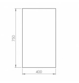 Mueble neutro 400 sobremesa HR Fainca CNS7504S | Serie 750