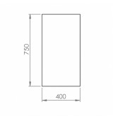 Mueble neutro 400 estante HR Fainca CN7504E | Serie 750