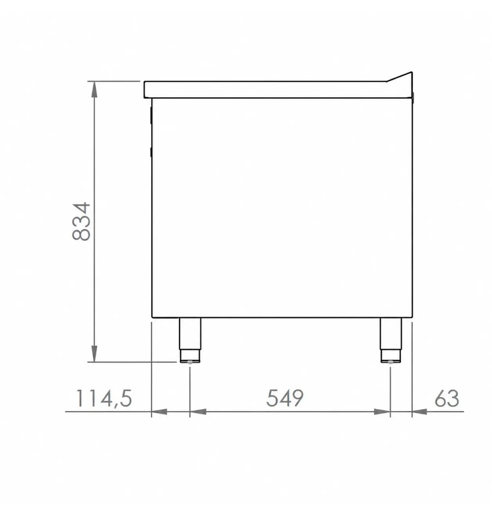 Mueble neutro 400 estante HR Fainca CN7504E | Serie 750