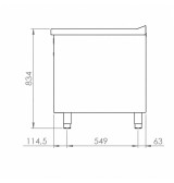 Mueble neutro 400 estante HR Fainca CN7504E | Serie 750