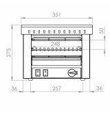 Tostador chico cuarzo HR Fainca T02CON - Gastromáquinas
