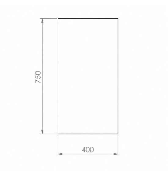 Mueble neutro 400 estante HR Fainca CNS7504E | Serie 750