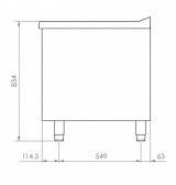 Mueble neutro 400 estante HR Fainca CNS7504E | Serie 750