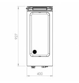 Baño María 400 estante HR Fainca BMG9004E | Serie 900