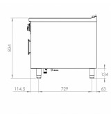 Baño María 400 estante HR Fainca BMG9004E | Serie 900