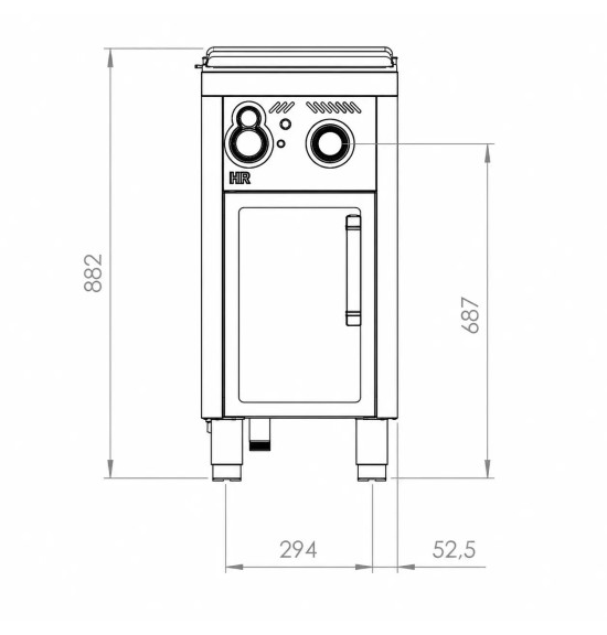 Baño María 400 estante HR Fainca BMG9004E | Serie 900