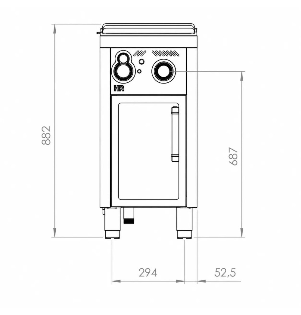 Baño María 400 estante HR Fainca BMG9004E | Serie 900