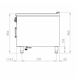 Baño María 800 estante HR Fainca BMG9008E | Serie 900