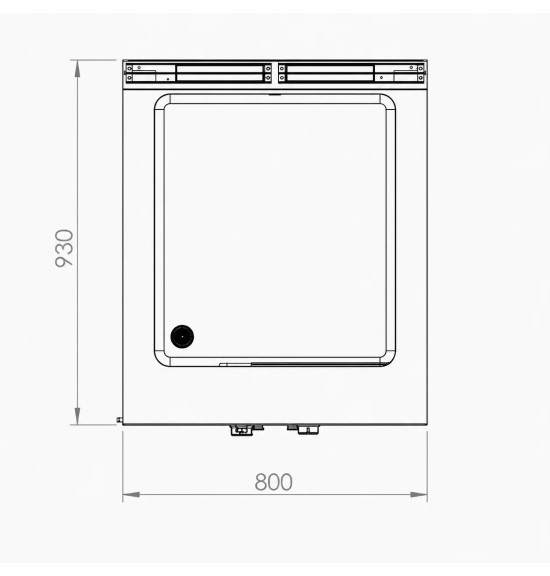 Baño María 800 estante HR Fainca BMG9008E | Serie 900