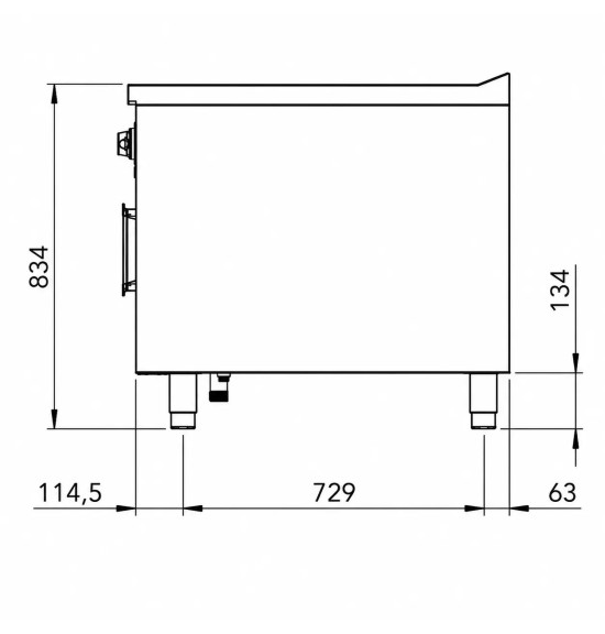 Baño María 400 estante HR Fainca BME9004E | Serie 900