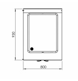 Baño María 800 estante HR Fainca BME9008E | Serie 900