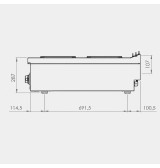 6 placas sobremesa HR Fainca CE6P900S | Serie 900