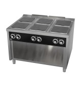 Cocina Eléctrica 6 Placas HR Fainca CE6P900E Serie 900