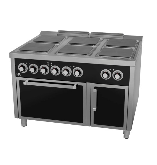 Cocina Eléctrica 6 Placas con Horno HR Fainca CE6P900H Serie 900