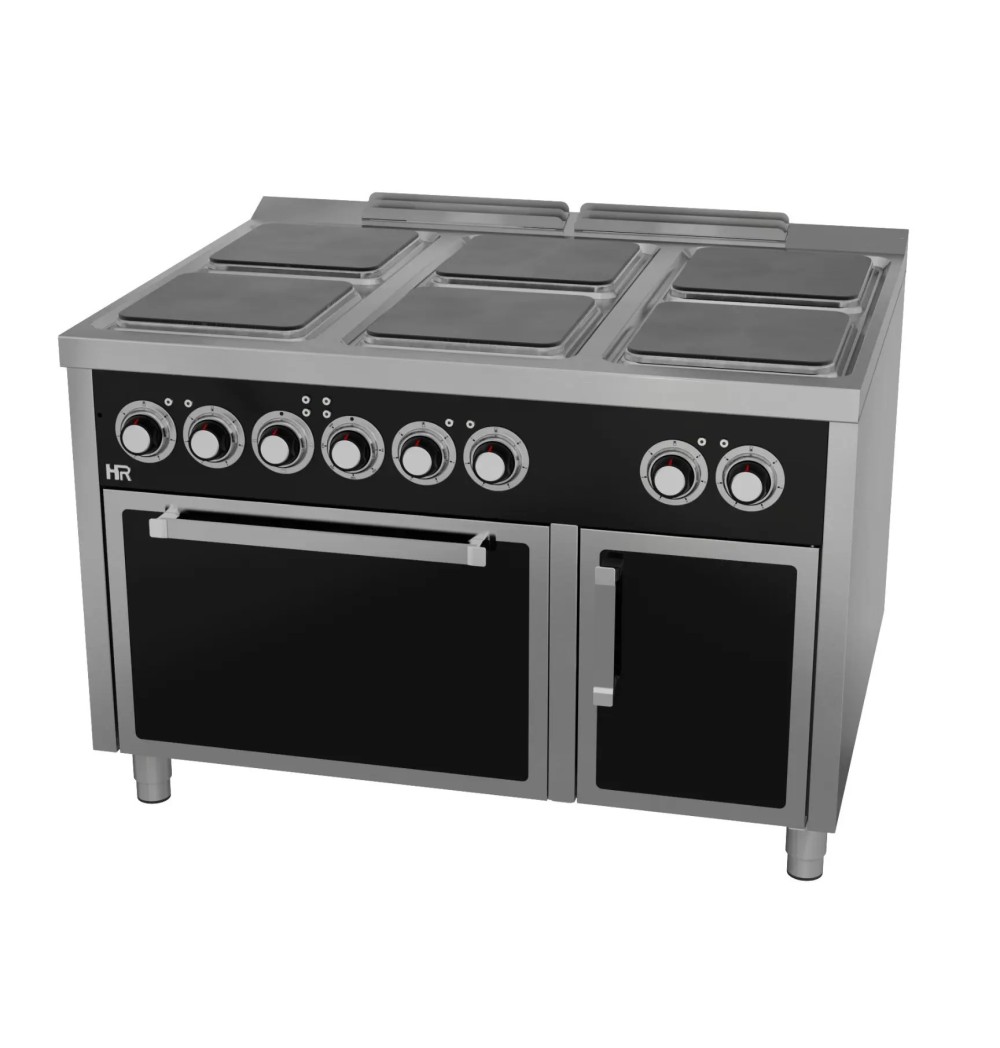 Cocina Eléctrica 6 Placas con Horno HR Fainca CE6P900H Serie 900