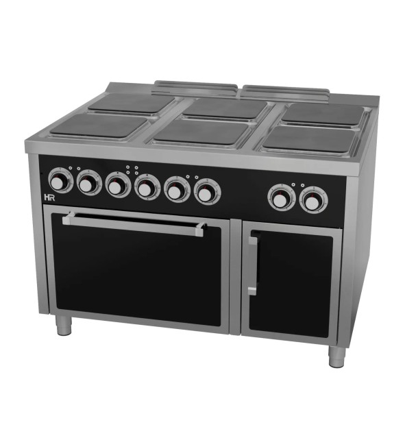 Cocina Eléctrica 6 Placas con Horno HR Fainca CE6P900H Serie 900