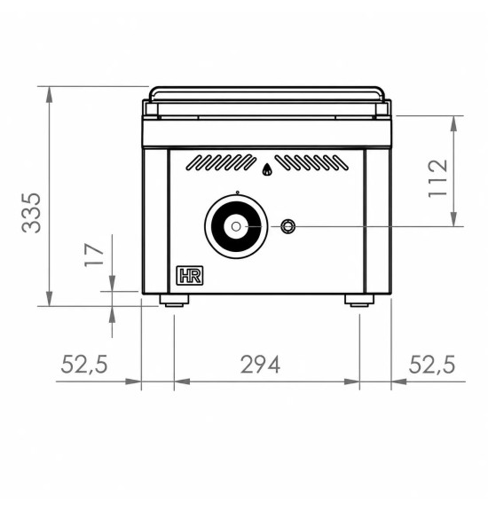 Placa Radiante a Gas HR Fainca PR9004S Serie 900