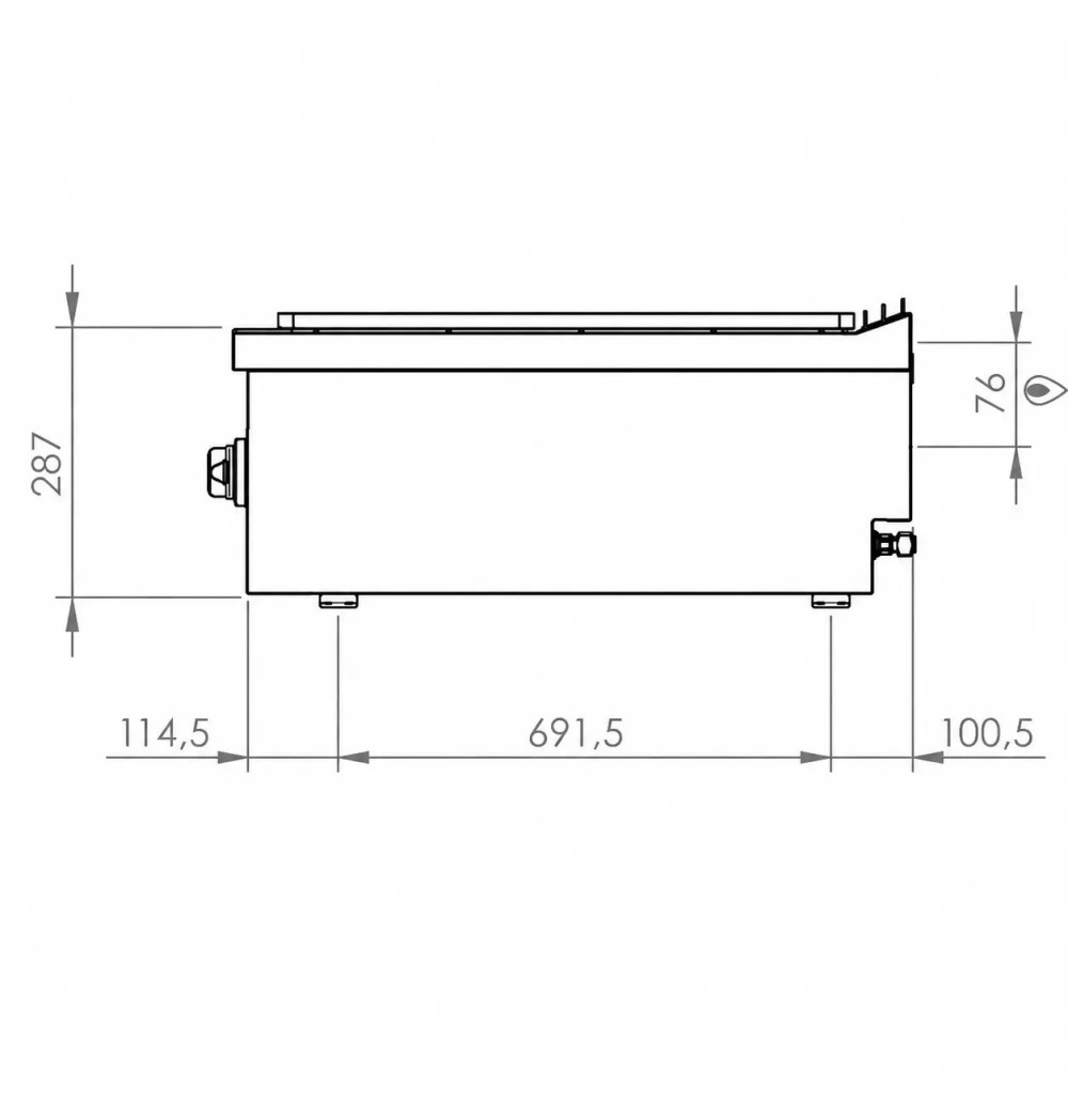 Placa Radiante a Gas HR Fainca PR9004S Serie 900