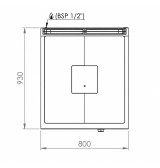 Placa Radiante a Gas HR Fainca PR9008S Serie 900