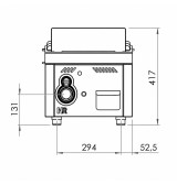 Fry Top a Gas Cromado HR Fainca FT9004SCR | 6,2 kW
